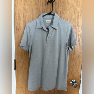 Gray Striped Taylor Stitch Heavy Bag Polo